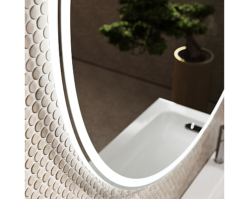 Зеркало для ванной комнаты Sancos Bella D800 c подсветкой, BE800