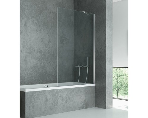 Шторка для ванны NEW TRENDY NEW MODUS 90x150 EXK-1918 хром