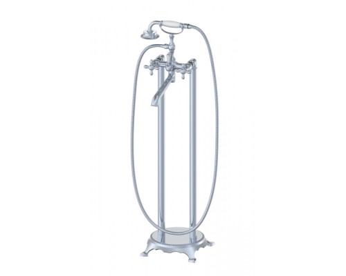 Смеситель для ванны напольного монтажа Wonzon&Woghand, Хром