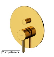 Смеситель для душа скрытого монтажа WHITECROSS Y Y1235GL золото