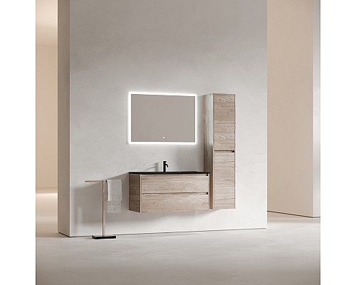 Тумба подвесная SANCOS Libra 990х450х500, c двумя ящиками, дуб галифакс LB100EG Тумба подвесная SANCOS Libra 990х450х500, c двумя ящиками, дуб галифакс LB100EG
