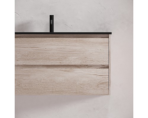 Тумба подвесная SANCOS Libra 990х450х500, c двумя ящиками, дуб галифакс LB100EG Тумба подвесная SANCOS Libra 990х450х500, c двумя ящиками, дуб галифакс LB100EG