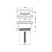 Донный клапан для раковины 1 1/4 Wonzon&Woghand, Белый матовый WW-88SS07-MW