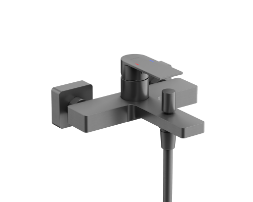 Смеситель для ванны и душа SANCOS Studio, вороненая сталь, SC9018GG