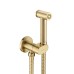 Гигиенический душ с запорным вентилем Benesque Lumiere латунь брашированная