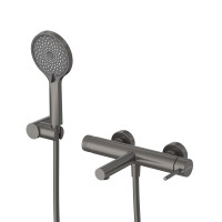 Смеситель для ванны Cezares Relax RELAX-VD-GM Оружейная сталь