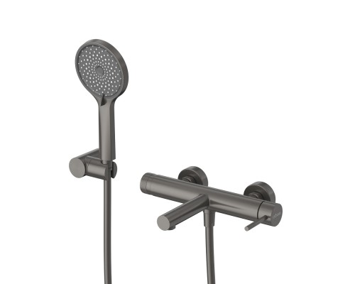 Смеситель для ванны Cezares Relax RELAX-VD-GM Оружейная сталь