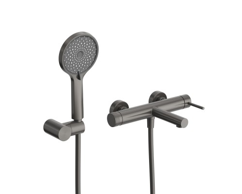 Смеситель для ванны Cezares Relax RELAX-VD-GM Оружейная сталь