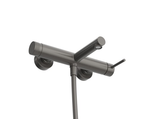 Смеситель для ванны Cezares Relax RELAX-VD-GM Оружейная сталь