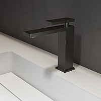 Смеситель для раковины Vincea Dice VBF-2DS1MB однорычажный, черный матовый