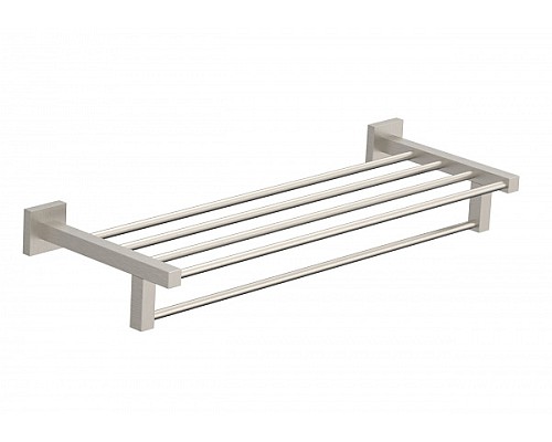 Полотенцедержатель с полкой Wonzon&Woghand, Брашированный никель