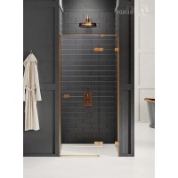 Дверь в нишу NEW TRENDY AVEXA COPPER BRUSHED 80x200 брашированная медь