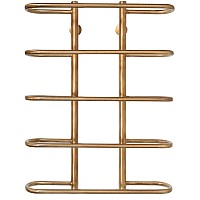 Полотенцесушитель латунный Secado Венеция 60х80х20, электрический L, бронза