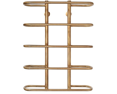 Полотенцесушитель латунный Secado Венеция 60х80х20, электрический L, бронза