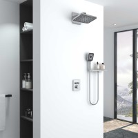 Душевой комплект Vincea Inspire VSFW-3I21MT4RCH встраиваемый, термостат, 2 режима, хром