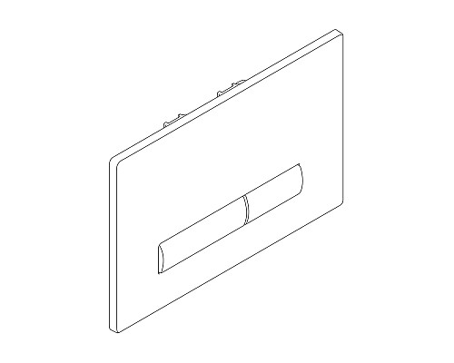 Клавиша смыва BelBagno Genova BB018-GV-BIANCO Белая