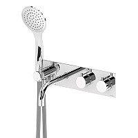 Смеситель для ванны Cezares Czr CZR-B-VDM2-T-NOP с термостатом Черный