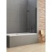 Шторка для ванны NEW TRENDY NEW SOLEO BLACK 110x140 R черный
