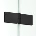 Шторка для ванны NEW TRENDY NEW SOLEO BLACK 110x140 R черный