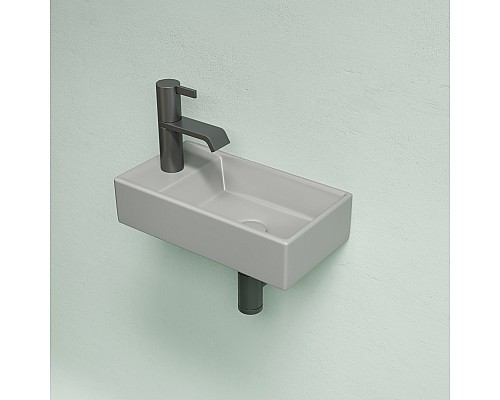 Рукомойник подвесной Ceramicanova антрацит матовый Element 407x217x100