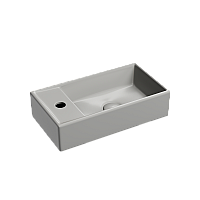 Рукомойник подвесной Ceramicanova антрацит матовый Element 407x217x100