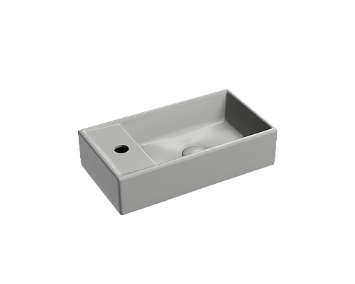 Рукомойник подвесной Ceramicanova антрацит матовый Element 407x217x100