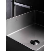 Раковина ALTROBAGNO Аккордо (Accordo) 001010 MtGr из нержавеющей стали