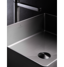 Раковина ALTROBAGNO Аккордо (Accordo) 001010 MtGr из нержавеющей стали