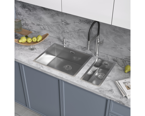 Кухонная мойка Reflexion Como RX2022SS полированная сталь