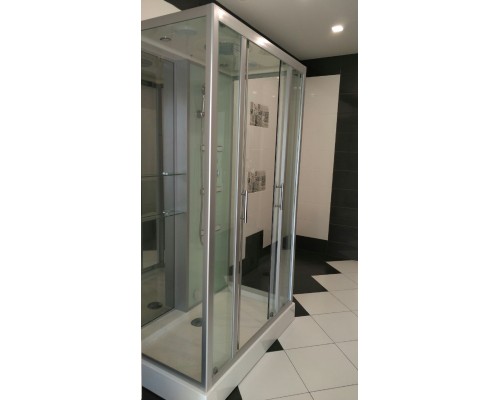 Душевая кабина Frank F506-1 пристенная 150x85 см