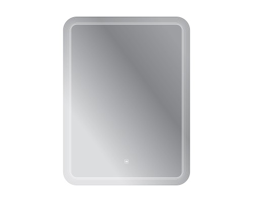 Зеркало Cezares Duet 60 CZR-SPC-DUET-600-800-LED-TCH с подсветкой с лазерной гравировкой и сенсорным выключателем