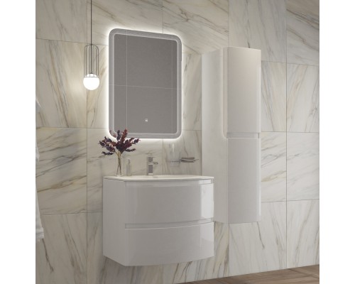 Зеркало Cezares Duet 60 CZR-SPC-DUET-600-800-LED-TCH с подсветкой с лазерной гравировкой и сенсорным выключателем