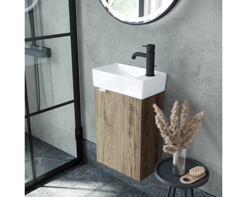 Тумба под раковину SANCOS Mini 355х205х500 CHL, 1 полка, дуб чарльстон