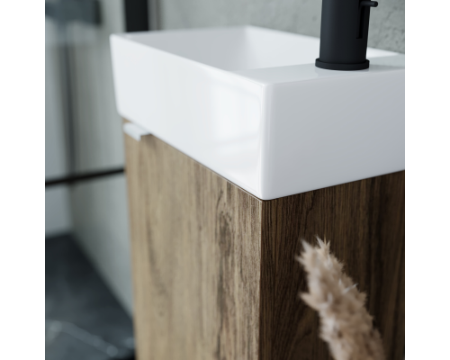 Тумба под раковину SANCOS Mini 355х205х500 CHL, 1 полка, дуб чарльстон