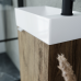 Тумба под раковину SANCOS Mini 355х205х500 CHL, 1 полка, дуб чарльстон