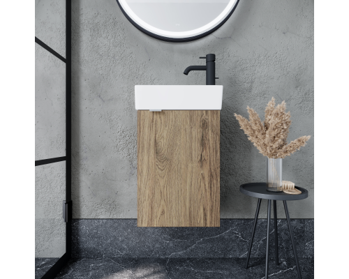 Тумба под раковину SANCOS Mini 355х205х500 CHL, 1 полка, дуб чарльстон