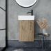 Тумба под раковину SANCOS Mini 355х205х500 CHL, 1 полка, дуб чарльстон