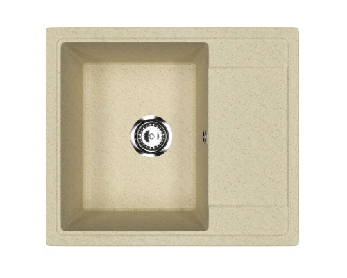 Кухонная мойка из искусственного камня Uperwood ECON UPD-201-002, бежевая матовая