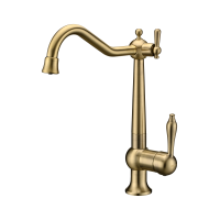 Смеситель для кухни Paulmark Retro бронза Re213226-BR