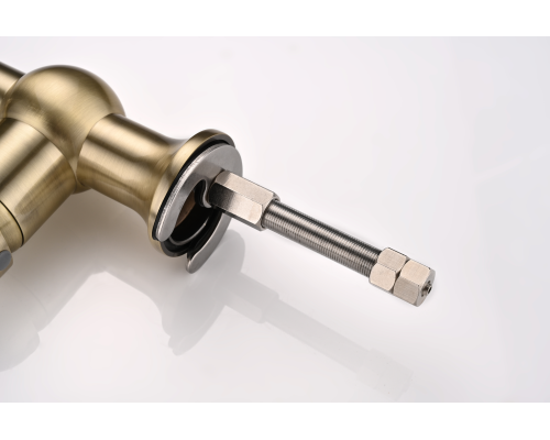 Смеситель для кухни Paulmark Retro бронза Re213226-BR