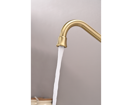 Смеситель для кухни Paulmark Retro бронза Re213226-BR