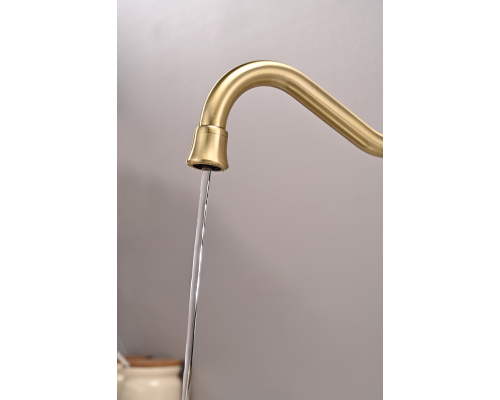 Смеситель для кухни Paulmark Retro бронза Re213226-BR