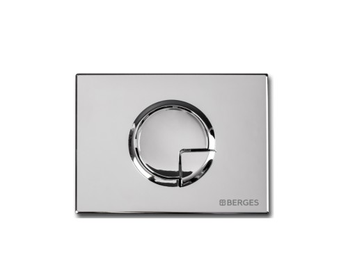 Клавиша смыва BERGES для инсталляции NOVUM R3