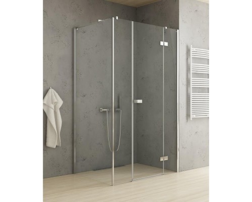 Душевое ограждение NEW TRENDY REFLEXA PLUS R 110x80x200 хром