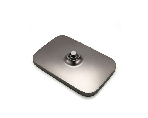 Верхний душ с держателем Vincea VSHD-41CGM вороненая сталь