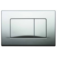 Панель смыва с двумя клавишами Schwab DotsDuo, глянцевый хром