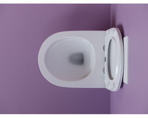 Подвесной унитаз Ceramicanova Uno Rimless белый