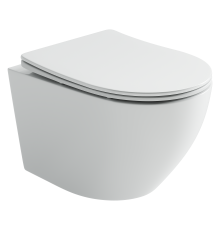 Подвесной унитаз Ceramicanova Uno Rimless белый