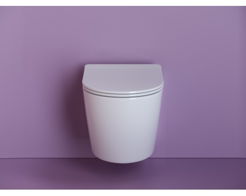 Подвесной унитаз Ceramicanova Uno Rimless белый