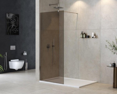 Душевая перегородка Cezares Liberta 100 LIBERTA-L-1-100-120-BR-Cr Хром